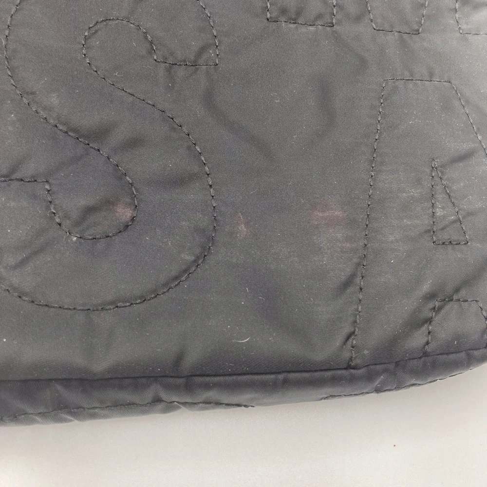 MARC BY MARC JACOBS WORKWEAR LAPTOP BAG, VINTAGE NO SHOULDER STRAP,BLACK QUILTED